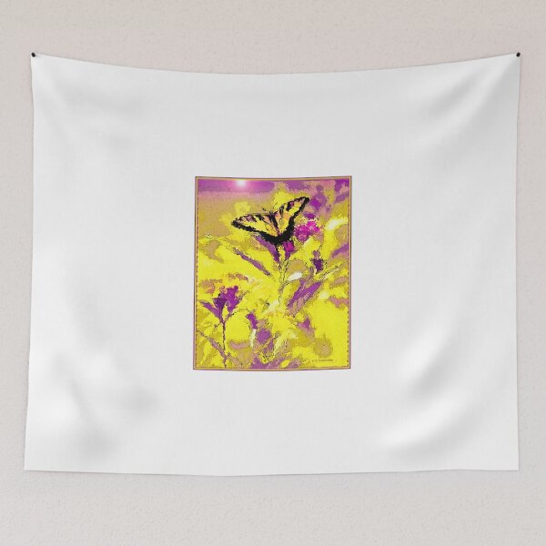 Item preview, Tiger Swallowtail Butterfly on Mountain Laurel Flowers designed and sold by AMacGPhilly.