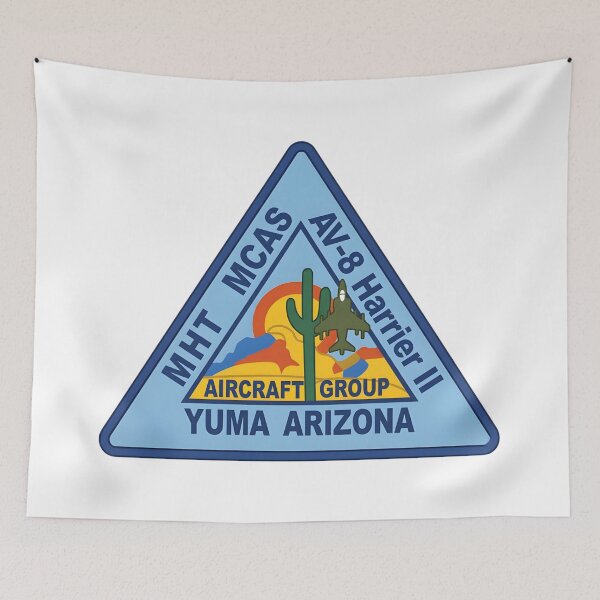 Item preview, MCAS Yuma Arizona AV-8 Harrier II Aircraft Group Emblem designed and sold by CharlieDesings.