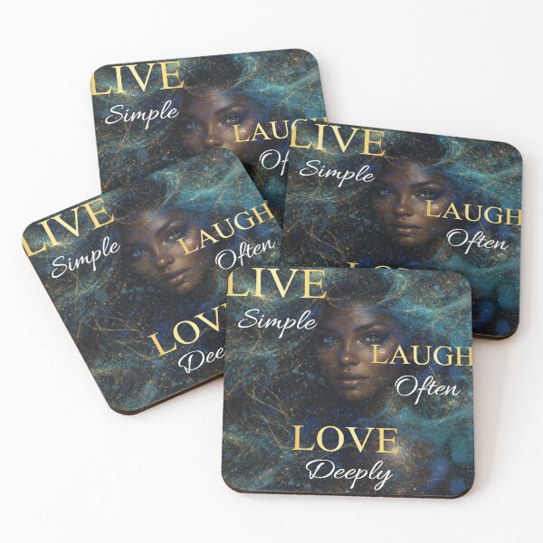 Item preview, Live Simple Laugh Often Love Deeply designed and sold by Chelle's Custom Crafts.