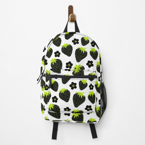 Item preview, Wild Black and Green strawberry pattern designed and sold by LAEC-Shop.