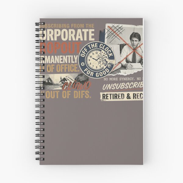 Item preview, Corporate Dropout: Retired & Reclaimed Anti-Work Graphic designed and sold by FarDesign.