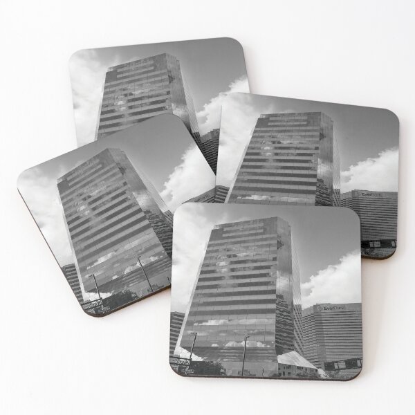 Item preview, Jacksonville Skyline Illusion in Black and White designed and sold by Kay Brewer.