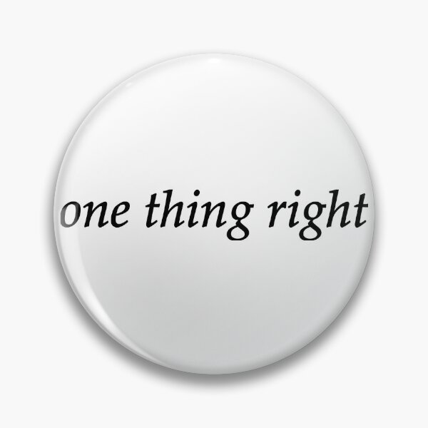 Item preview, One Thing Right designed and sold by cdanziger.
