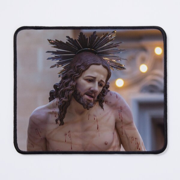 Item preview, Statue of Jesus Christ With Crown of Thorns During Holy Week Religious Procession designed and sold by Nmallia.