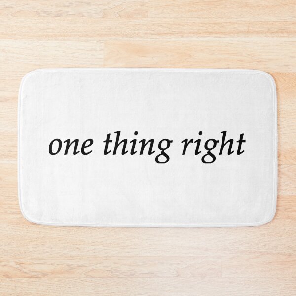 Item preview, One Thing Right designed and sold by cdanziger.