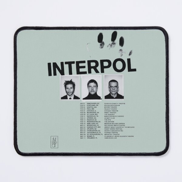 Item preview, Interpol tour fan art designed and sold by Etaipal.