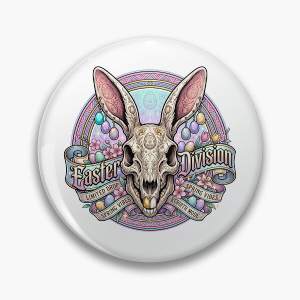 Item preview, Easter Division Streetwear Shirt – Bunny Skull with Ribbons and Spring Vibes designed and sold by relso.