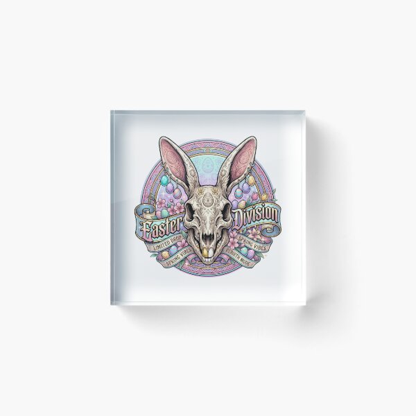 Item preview, Easter Division Streetwear Shirt – Bunny Skull with Ribbons and Spring Vibes designed and sold by relso.