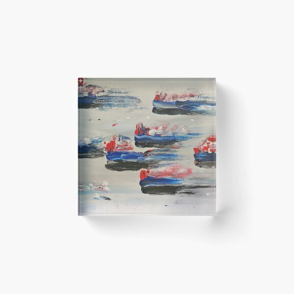 Item preview, Crimson and Cobalt Race in Motion designed and sold by swilliamson0622.