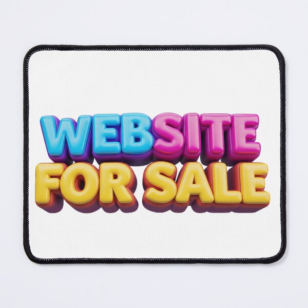 Item preview, Vibrant Website For Sale 3D Glossy Text Banner designed and sold by WallaceSilvaART.