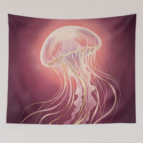 Item preview, Sparkling Jellyfish – Marine Beauty designed and sold by HeyHas.