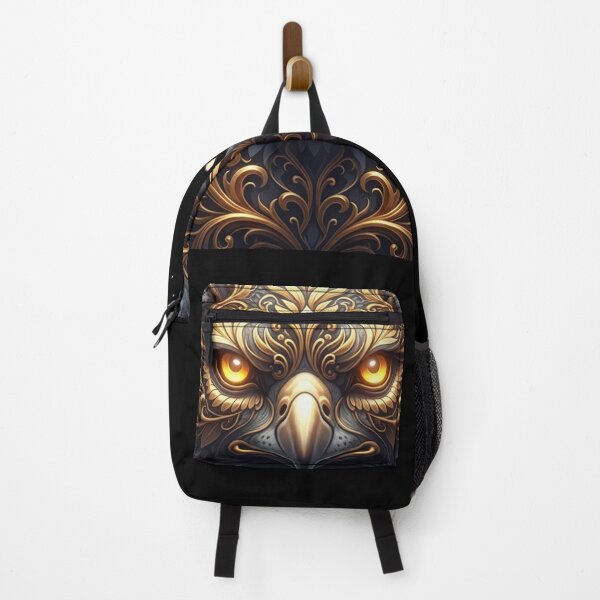 Item preview, Majestic Guardian: The Golden Ornate Owl. designed and sold by mostafacasper12.