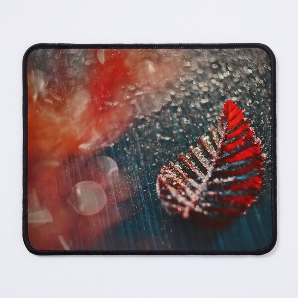 Item preview, The Crimson Ember – Frozen Fern Macro designed and sold by SoulArchitect.