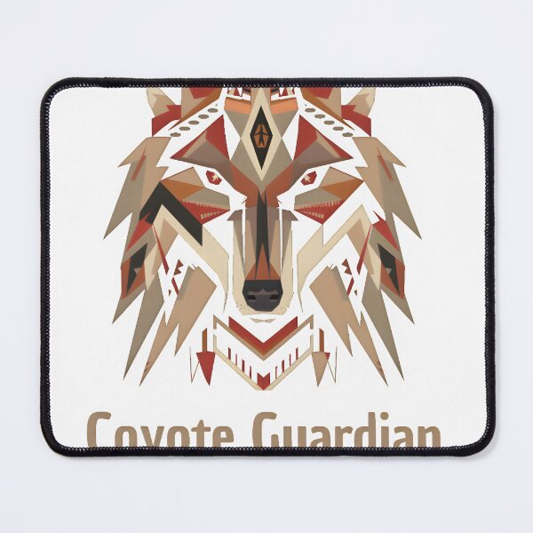 Item preview, AZ Coyotes Kachina Coyote Guardian T-Shirt designed and sold by Emberveil Studio.