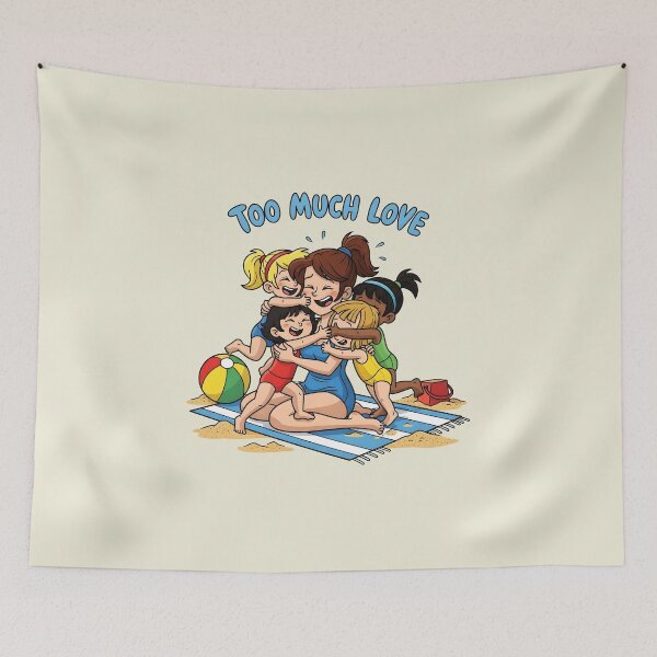 Item preview, Wrapped in Love – Mom and Daughters at the Beach designed and sold by Sea Gem.