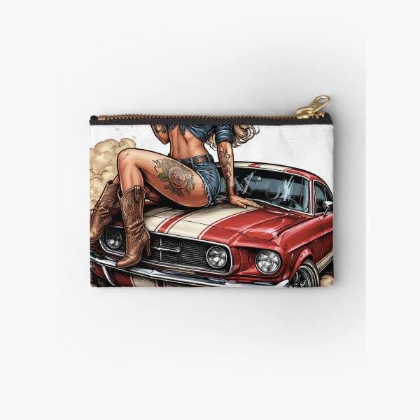 Item preview, Mustang 1967 Texas Girl Pinup designed and sold by HIGHSQUARE.
