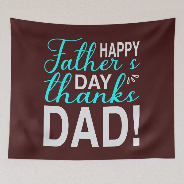 Artikelvorschau, Happy Fathers Day Thanks Dad Celebrate Dads Everywhere With This Father’s Day Shirt entworfen und verkauft von MalwasBasket.