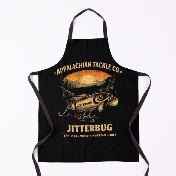 Item preview, Jitterbug Fishing Shirt – Vintage Appalachian Tackle Co Topwater Lure Tee, Classic Night Fishing Design designed and sold by WildWonderfulWear.