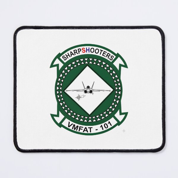Item preview, VMFAT-101 Sharpshooters Marine Fighter Attack Training Squadron Emblem designed and sold by CharlieDesings.