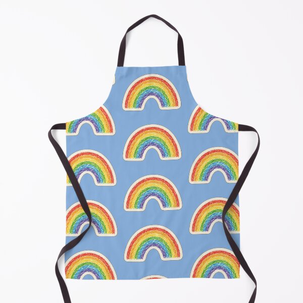Item preview, Cute Rainbow Crayon Drawing – Aesthetic Colorful Sticker designed and sold by randomdesignsnearme.