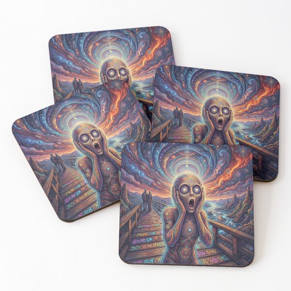 Item preview, The Scream - Trippy Classic Art Remix designed and sold by Lucid Dream Pixel.