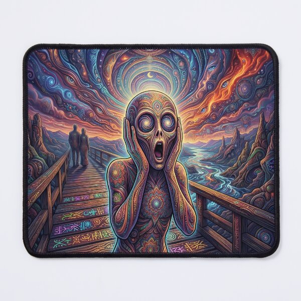Item preview, The Scream - Trippy Classic Art Remix designed and sold by Lucid Dream Pixel.