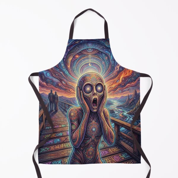 Item preview, The Scream - Trippy Classic Art Remix designed and sold by Lucid Dream Pixel.