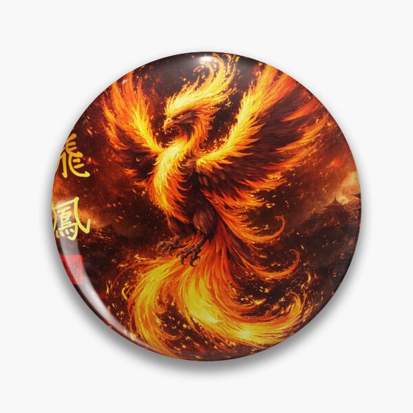 Item preview, Rising Fire Phoenix – Eternal Flame Rebirth designed and sold by Fei Long Design Hub.