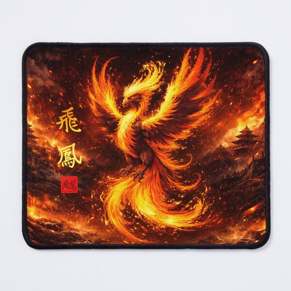 Item preview, Rising Fire Phoenix – Eternal Flame Rebirth designed and sold by Fei Long Design Hub.