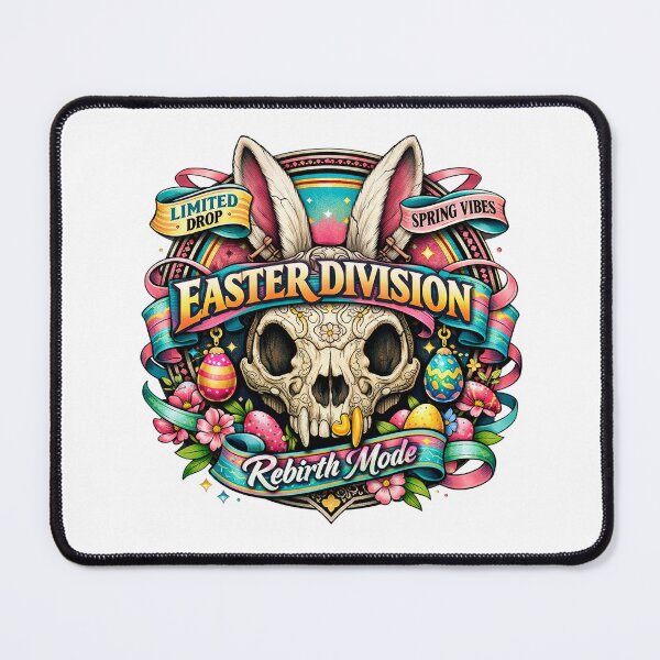 Item preview, Easter Division Rabbit Skull Shirt – Streetwear Bunny Skull Graphic Tee with Gold Tooth designed and sold by relso.