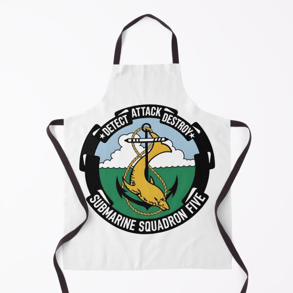 Item preview, Submarine Squadron Five Detect Attack Destroy Naval Emblem designed and sold by CharlieDesings.