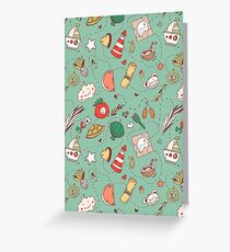 Adventure pattern Greeting Card