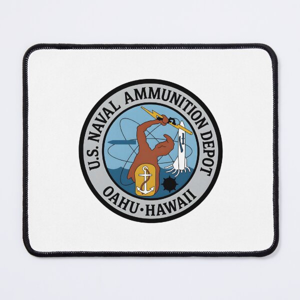 Item preview, U.S. Naval Ammunition Depot Oahu Hawaii Military Emblem designed and sold by CharlieDesings.