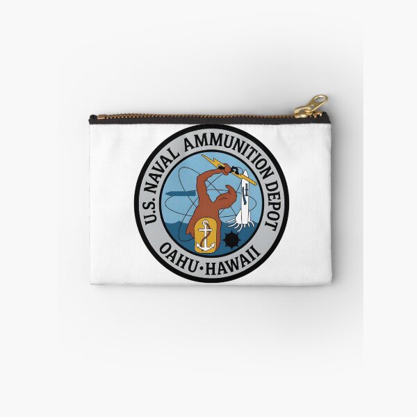 Item preview, U.S. Naval Ammunition Depot Oahu Hawaii Military Emblem designed and sold by CharlieDesings.