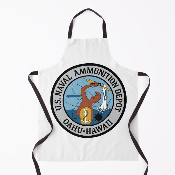 Item preview, U.S. Naval Ammunition Depot Oahu Hawaii Military Emblem designed and sold by CharlieDesings.