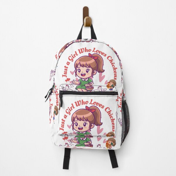 Item preview, Just a Girl Who Loves Chickens Funny Chicken Lover Gift Cute Farm Animal Design designed and sold by Anasalseady.