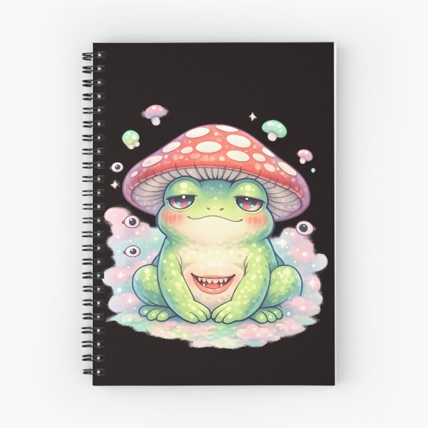 Item preview, Mushroom‑Hat Frog – Cute Dreamcore Surreal Pet designed and sold by Rawecz Studio.