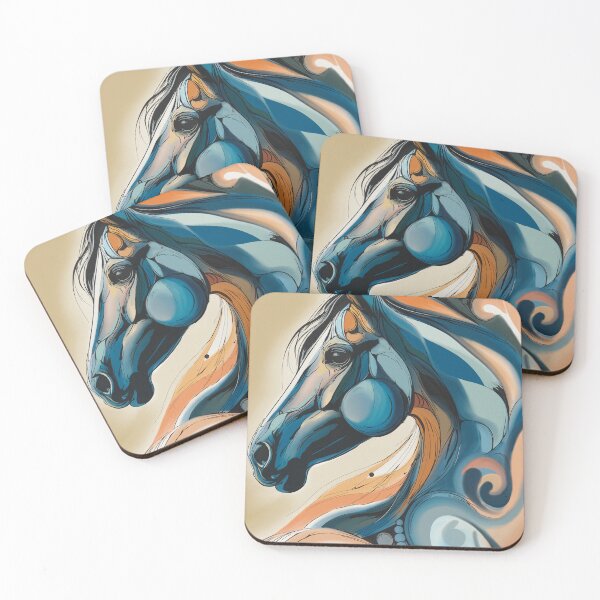Item preview, Art Nouveau Flow – Horse Head Illustration – Stylised Equine Design designed and sold by Scribbles on the Farm.