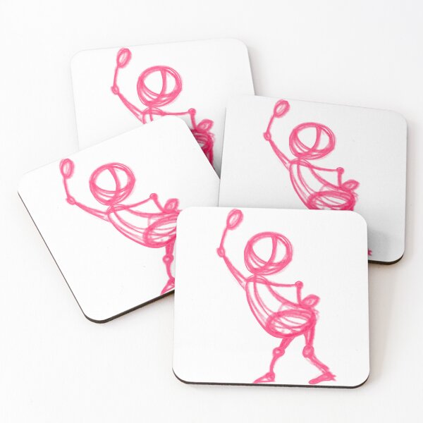 Item preview, Funny Stick Figure Motion Sketch Art designed and sold by Pryhozha.