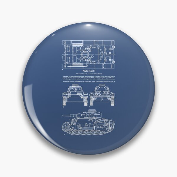 Item preview, Panzer III Ausf F German WWII Tank Blueprint Diagram designed and sold by MilitaryMart.