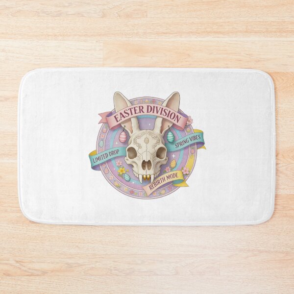 Item preview, Rabbit Skull Easter Shirt – Premium Streetwear Bunny Graphic with Floral Details designed and sold by relso.