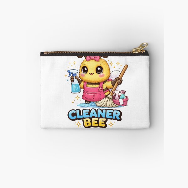 Item preview, Cleaner Bee – Cute Kawaii Cleaning Bee  | Busy Cleaning Bee, Funny Cleaner Gift, Cleaning Lover Aesthetic designed and sold by PurpleJelly.