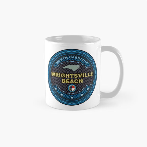 Item preview, Wrightsville Beach North Carolina stitching effect blue designed and sold by studioss76.