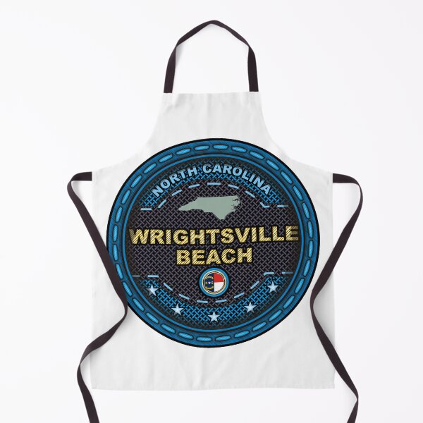 Item preview, Wrightsville Beach North Carolina stitching effect blue designed and sold by studioss76.