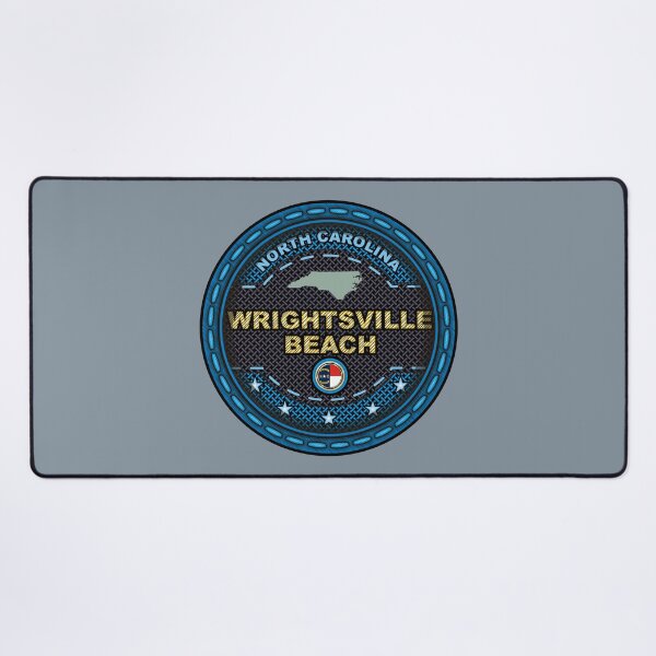 Item preview, Wrightsville Beach North Carolina stitching effect blue designed and sold by studioss76.