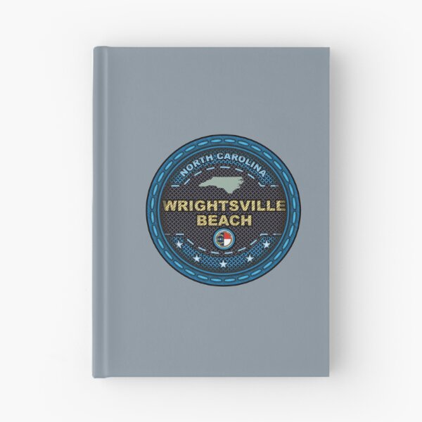 Item preview, Wrightsville Beach North Carolina stitching effect blue designed and sold by studioss76.