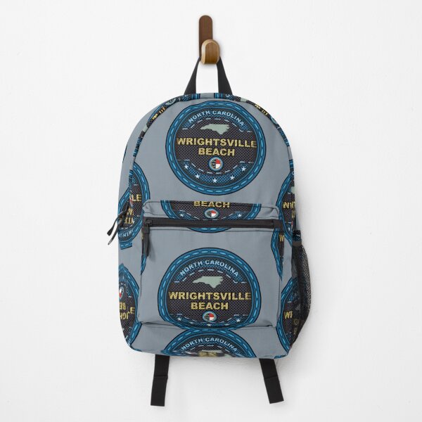 Item preview, Wrightsville Beach North Carolina stitching effect blue designed and sold by studioss76.