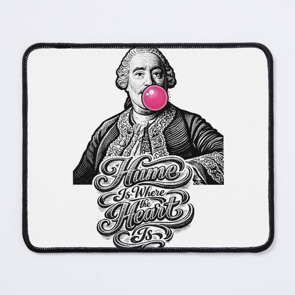 Item preview, Hume Is Where the Heart Is – Playful Philosophy designed and sold by ForeverPrintsOK.
