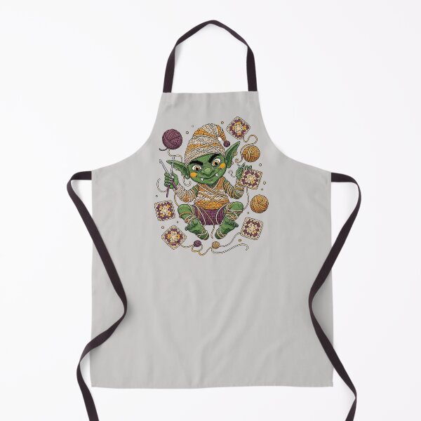 Item preview, Crocheting Goblin Cartoon Illustration designed and sold by SholoStudio.
