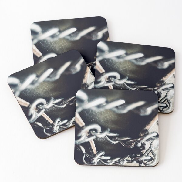 Item preview, Abstract photo of chains designed and sold by Natalia-Designs.